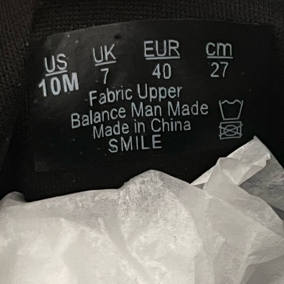 Bzees One Band Slip-On Sandals Smile Size 10 Black Wedge - Picture 8 of 8